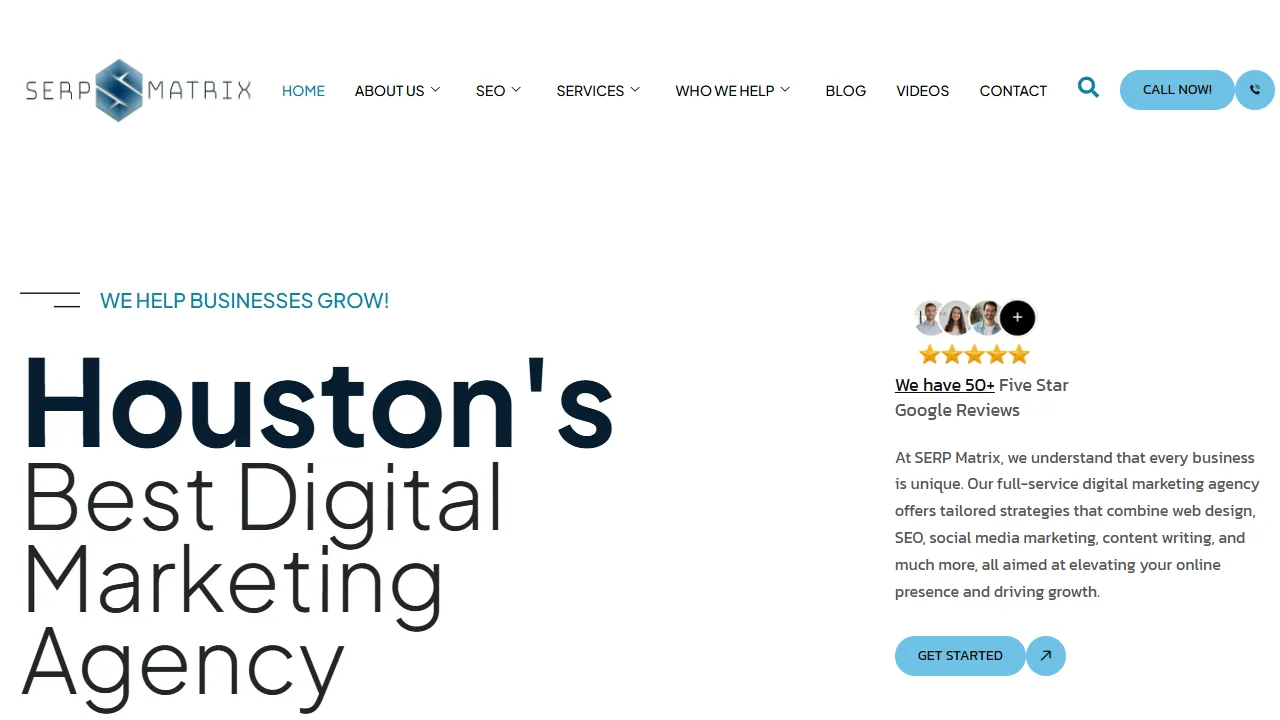 Screenshot of SERP Matrix