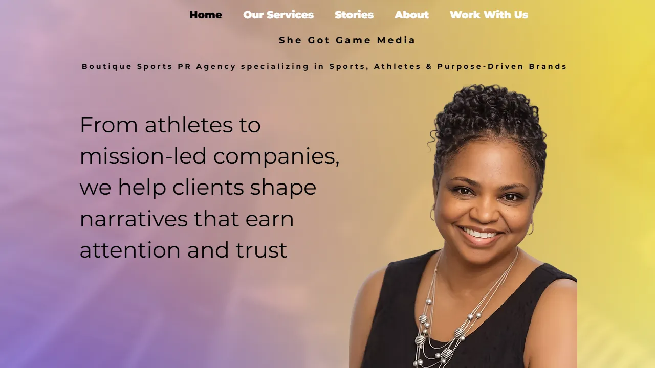 Screenshot of She Got Game Media