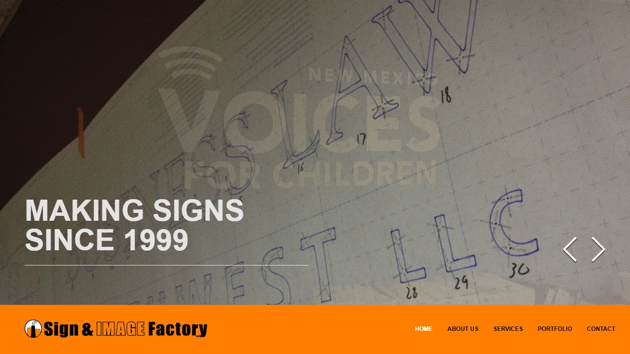 Screenshot of Sign & Image Factory