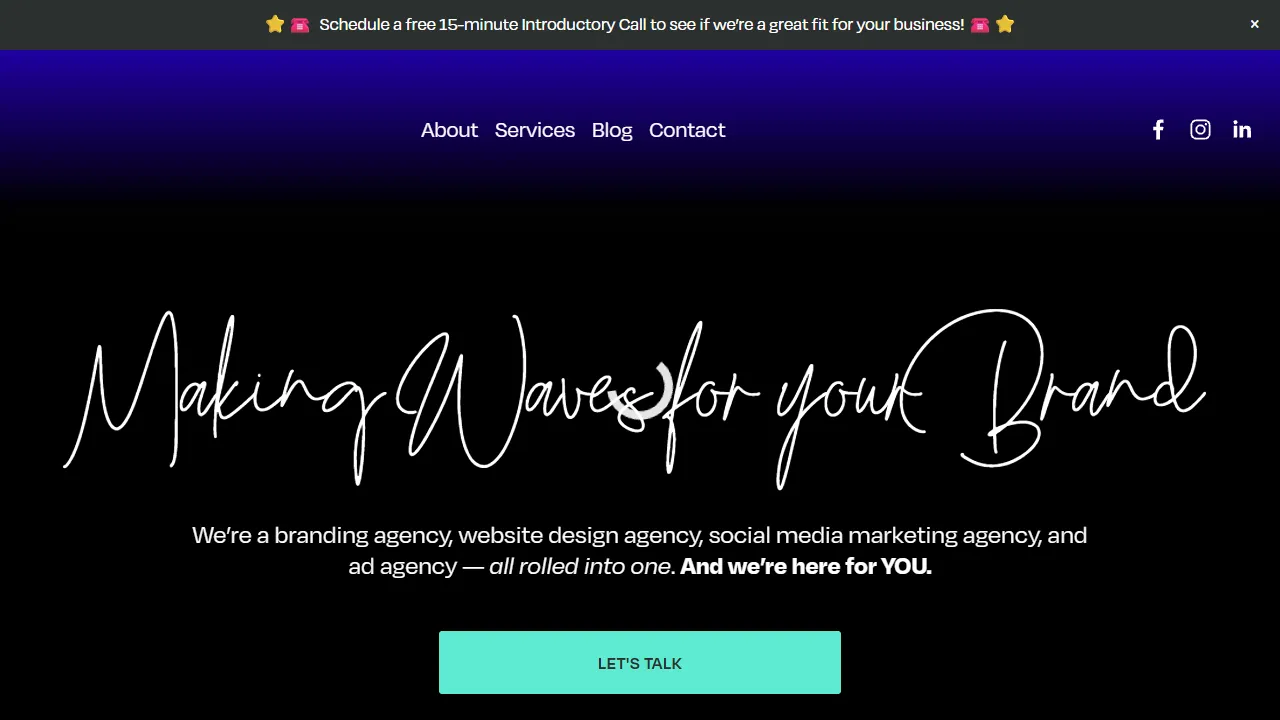 Screenshot of Siren Media