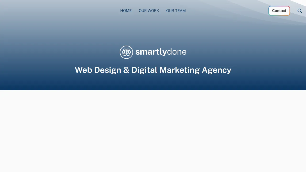 Screenshot of Smartly Done Websites & Digital Marketing