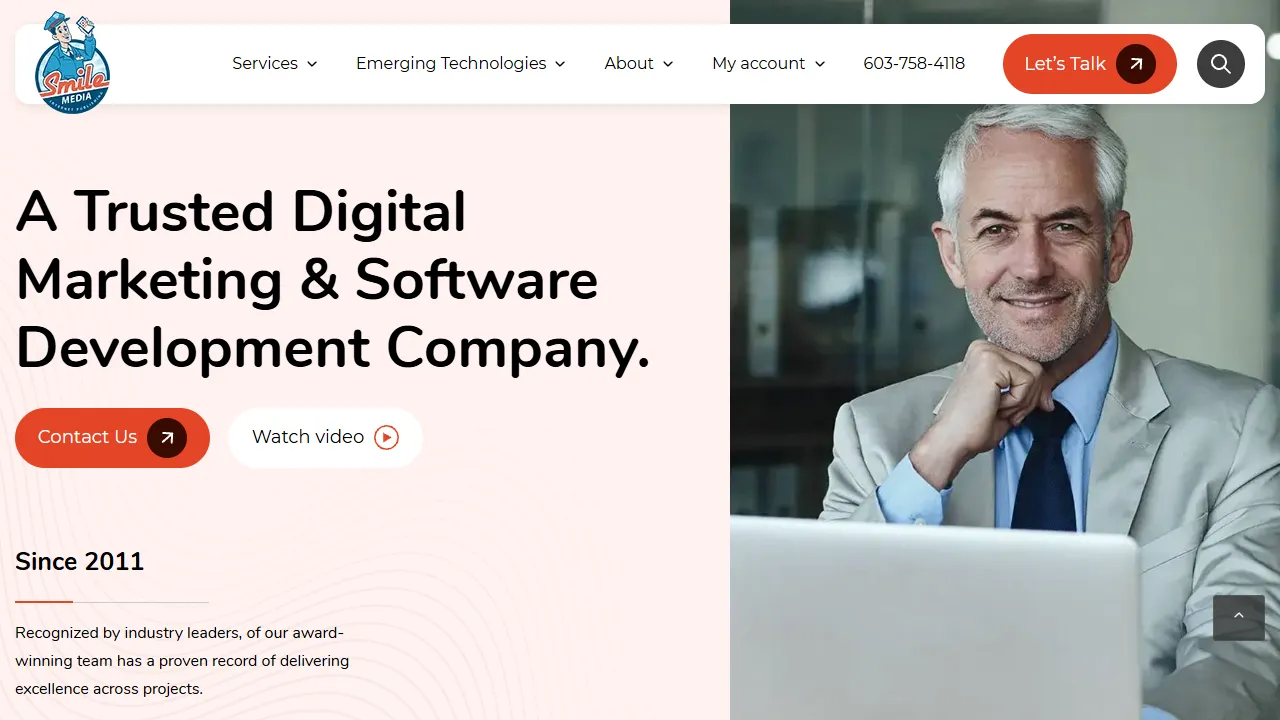 Screenshot of Smile MEDIA LLC.