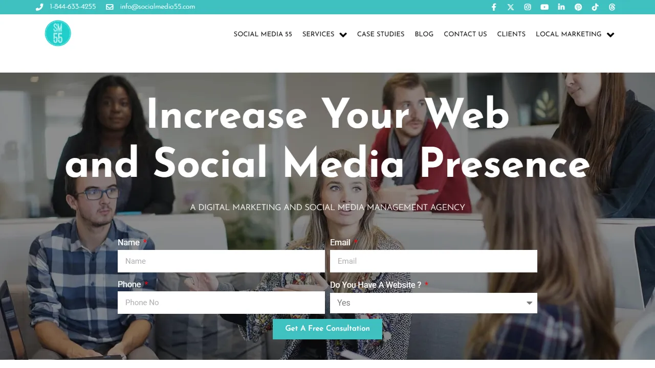 Screenshot of Social Media 55