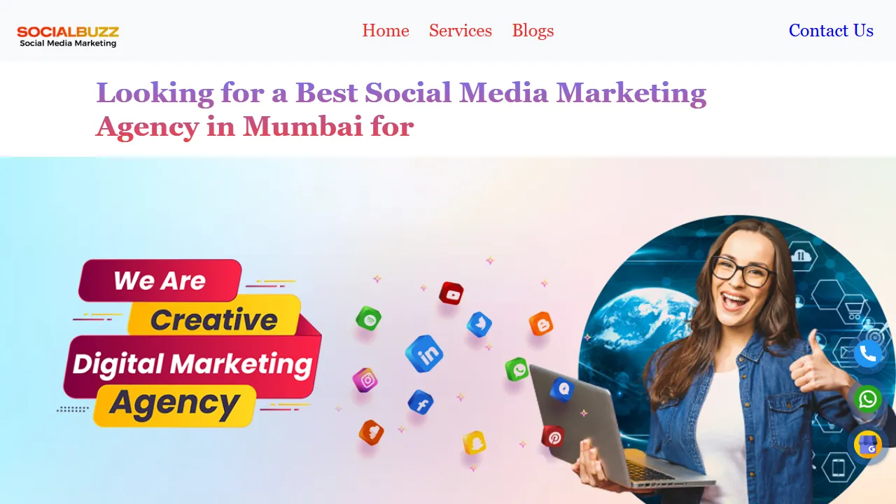 Screenshot of SOCIALBUZZ