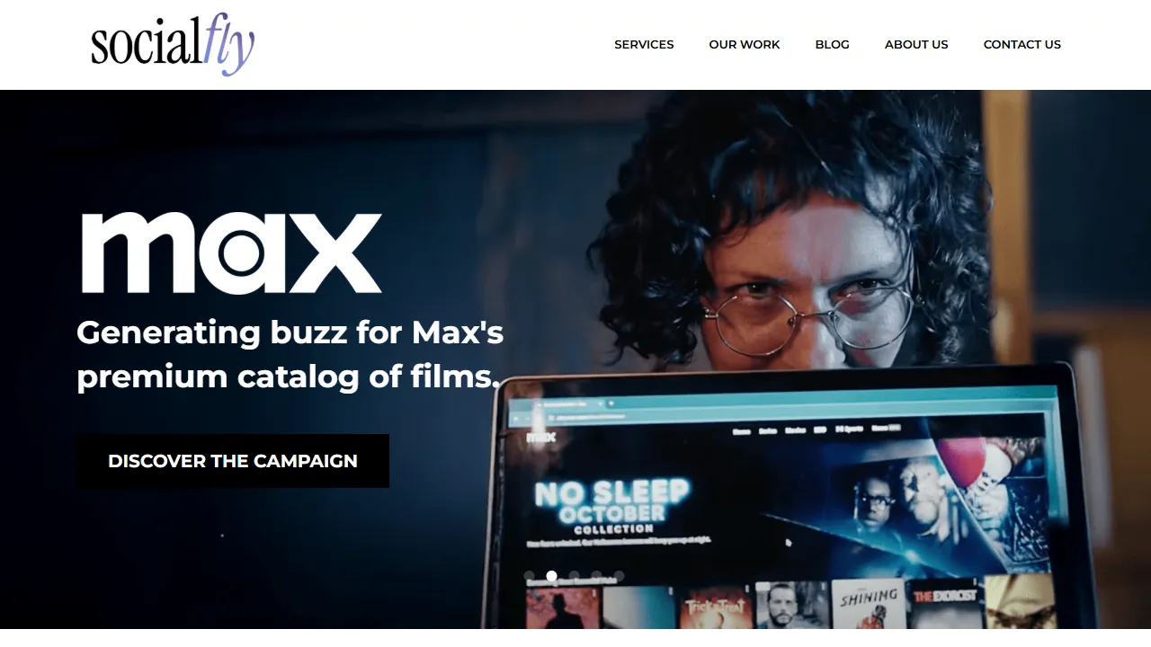 Screenshot of Socialfly