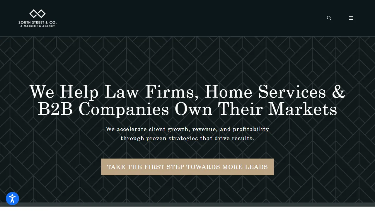 Screenshot of South Street & Co.