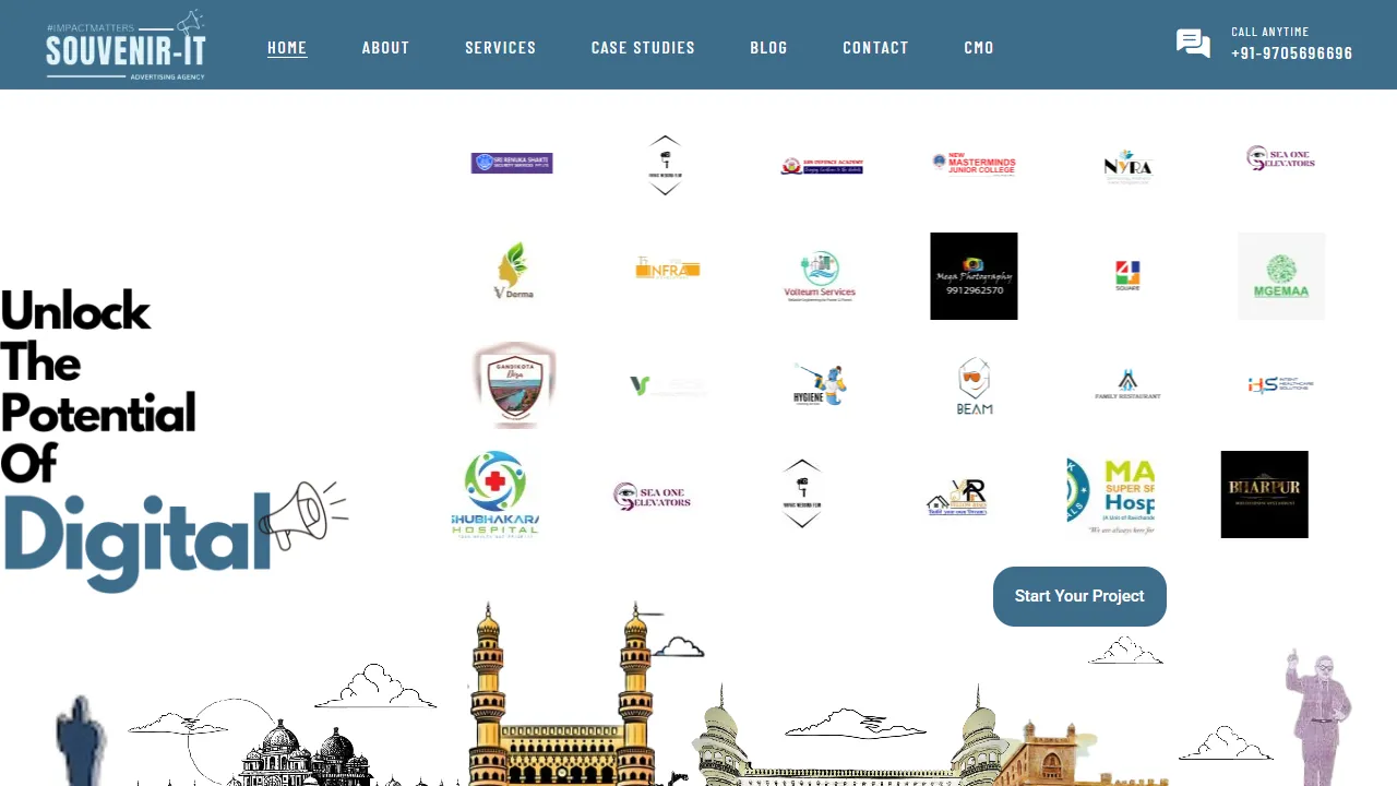 Screenshot of Souvenir-IT | Digital marketing agency| Best social media agency