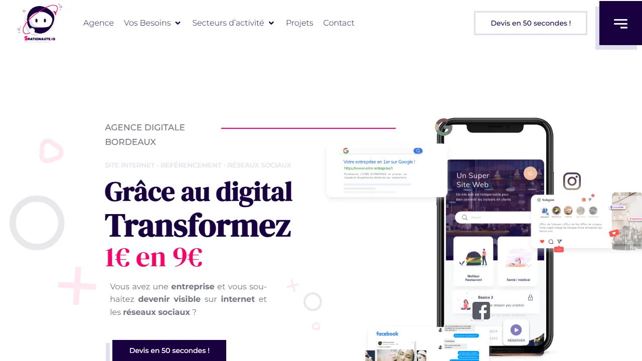 Screenshot of Spationaute