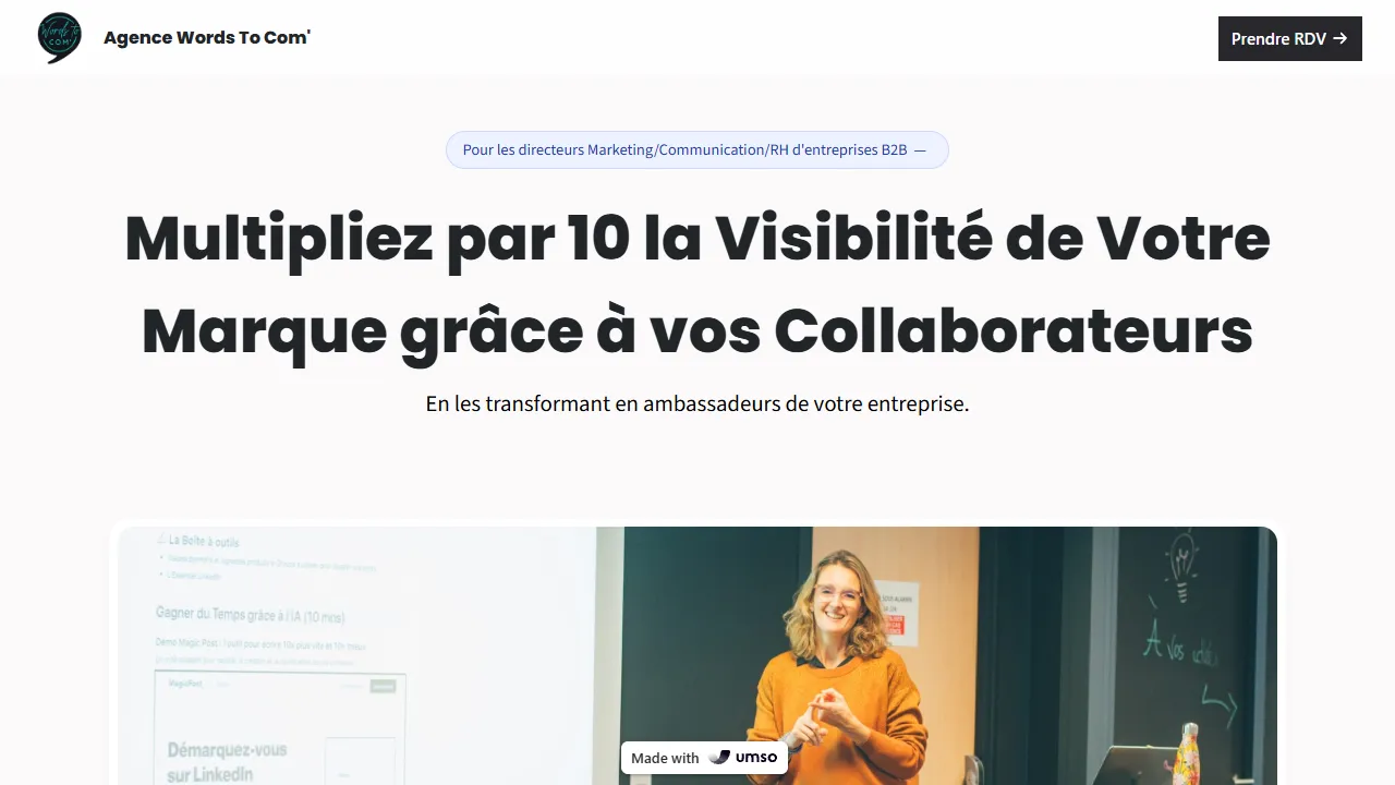 Screenshot of Stéphanie SAINT OLIVE