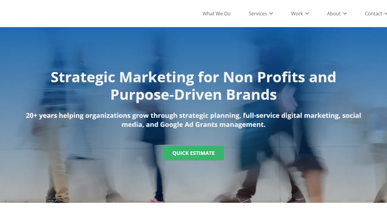 Screenshot of Stir Marketing Agency