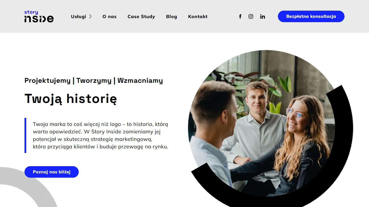 Screenshot of Story Inside