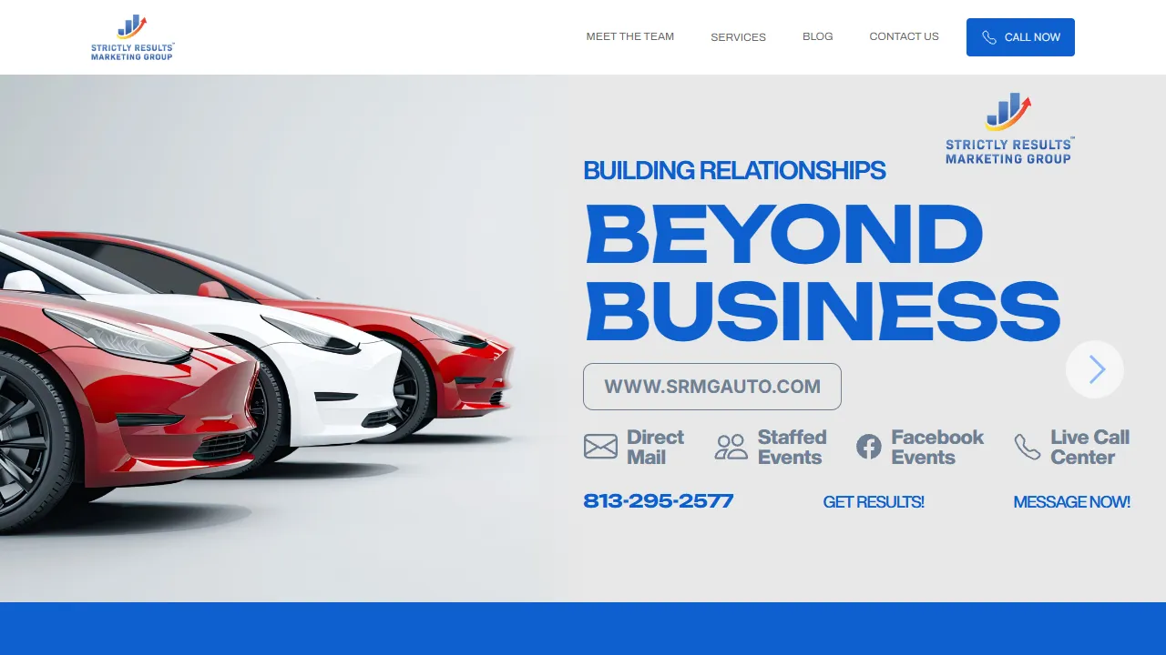 Screenshot of Strictly Results Marketing Group