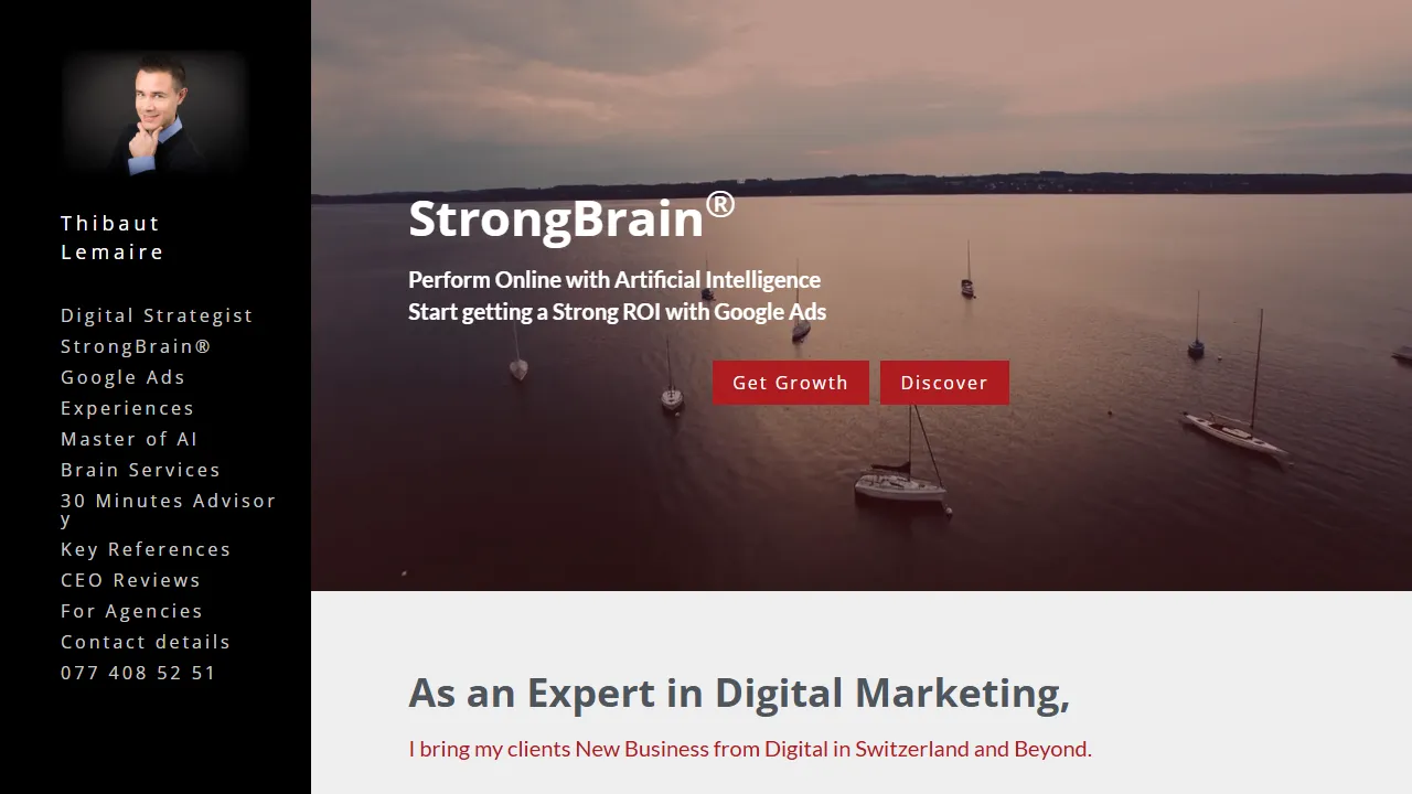 Screenshot of StrongBrain