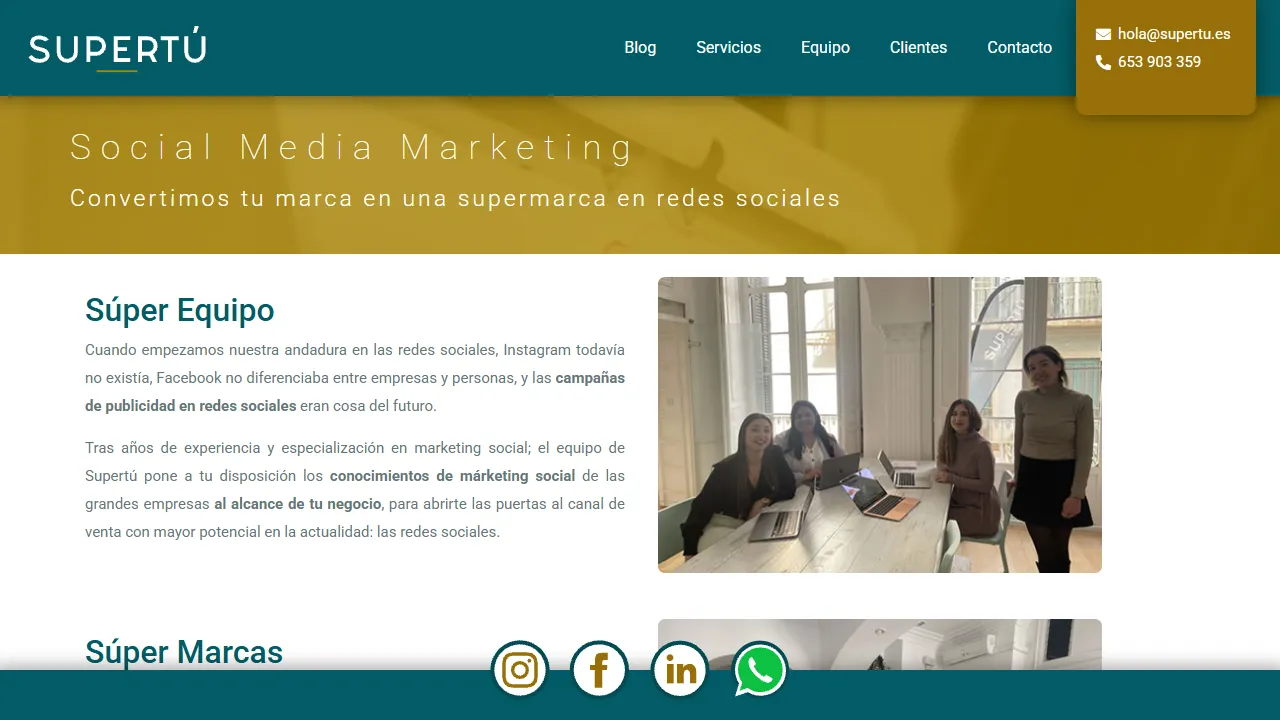 Screenshot of Supertú