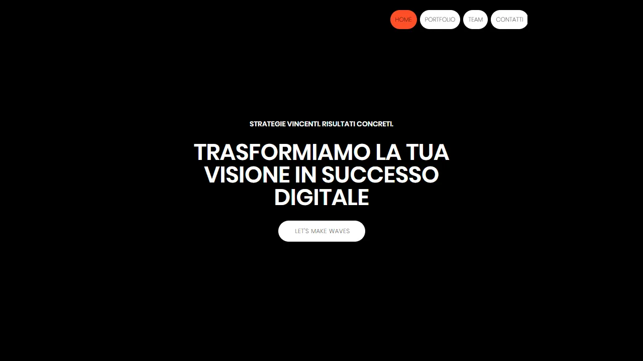Screenshot of Swag | Agenzia di Marketing e Comunicazione