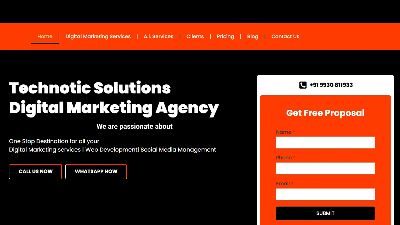 Screenshot of Technotic Solutions- Digital Marketing Agency in Goregaon West, Social Media Marketing Agency