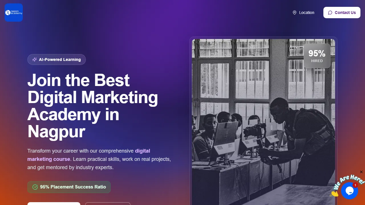 Screenshot of Telzon Academy - Digital Marketing Course In Nagpur