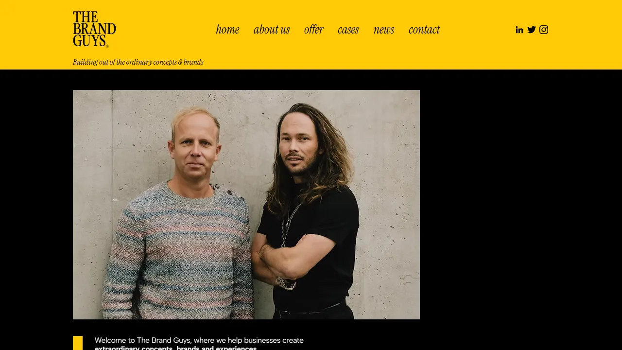 Screenshot of The Brand Guys