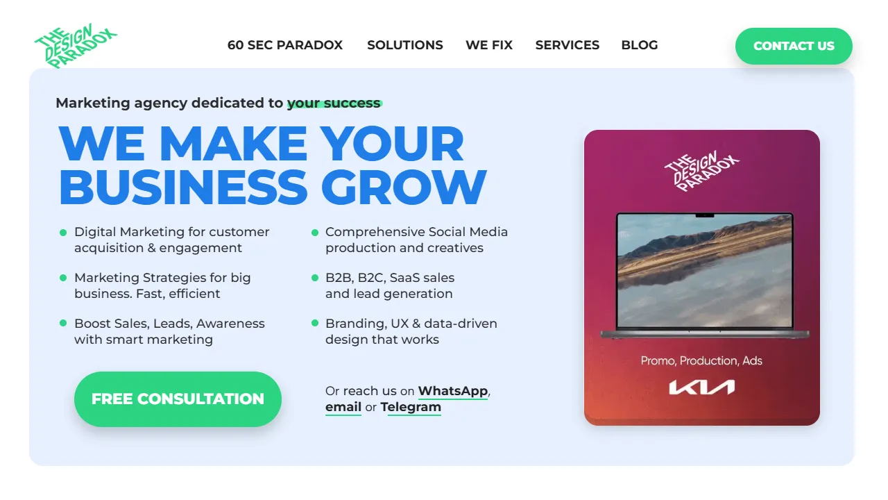 Screenshot of The Design Paradox