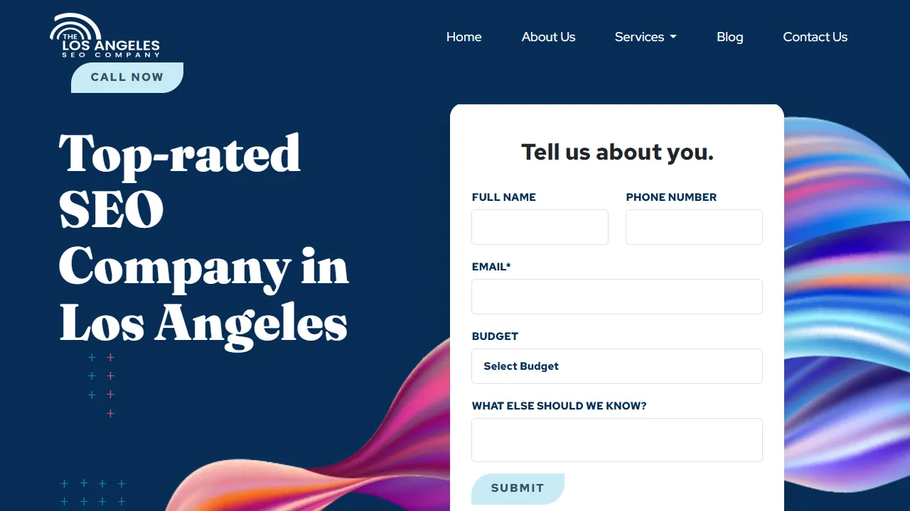 Screenshot of The Los Angeles SEO Company