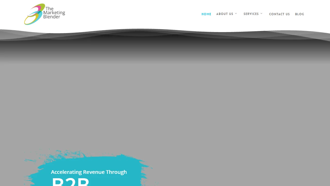 Screenshot of The Marketing Blender