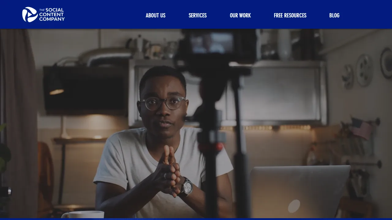 Screenshot of The Social Content Company