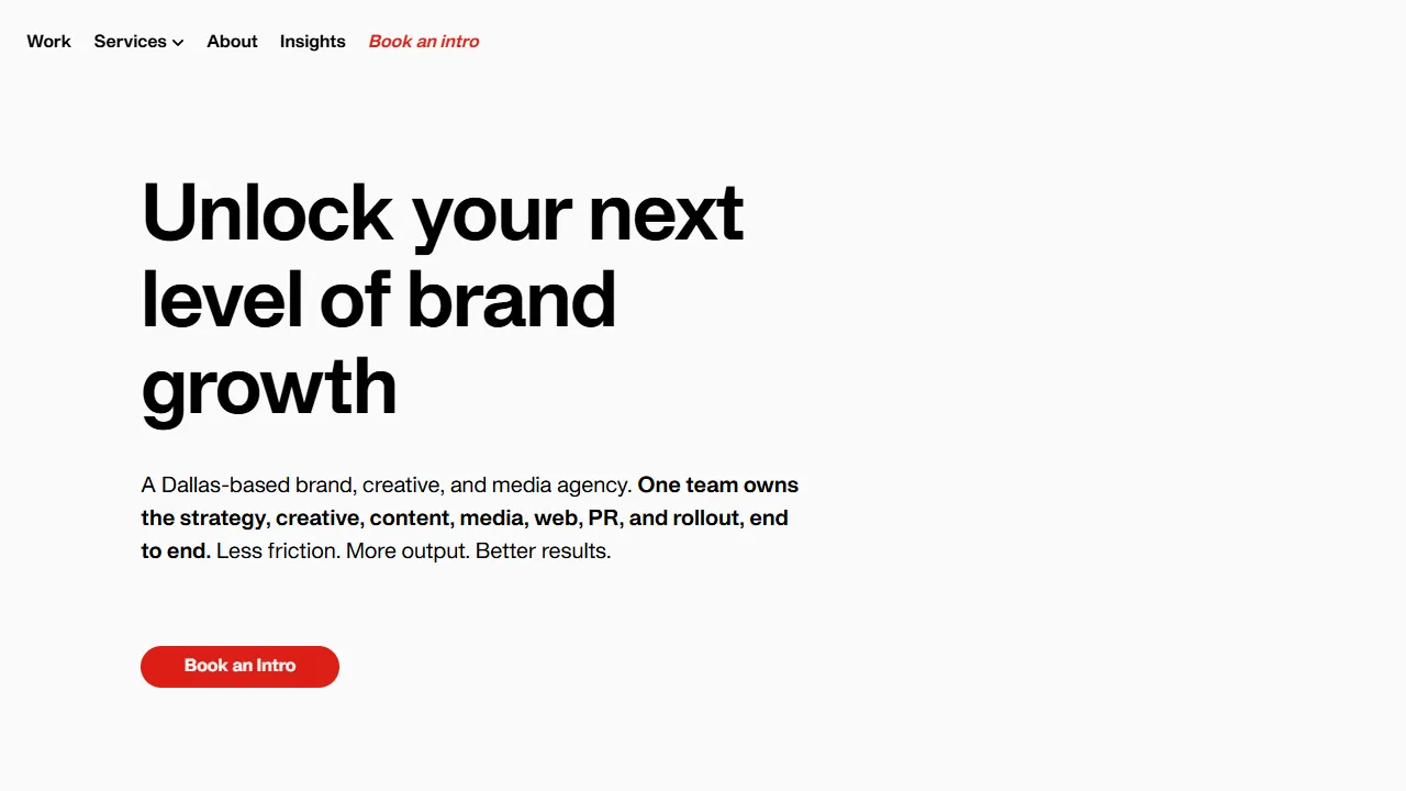 Screenshot of The Uptown Agency