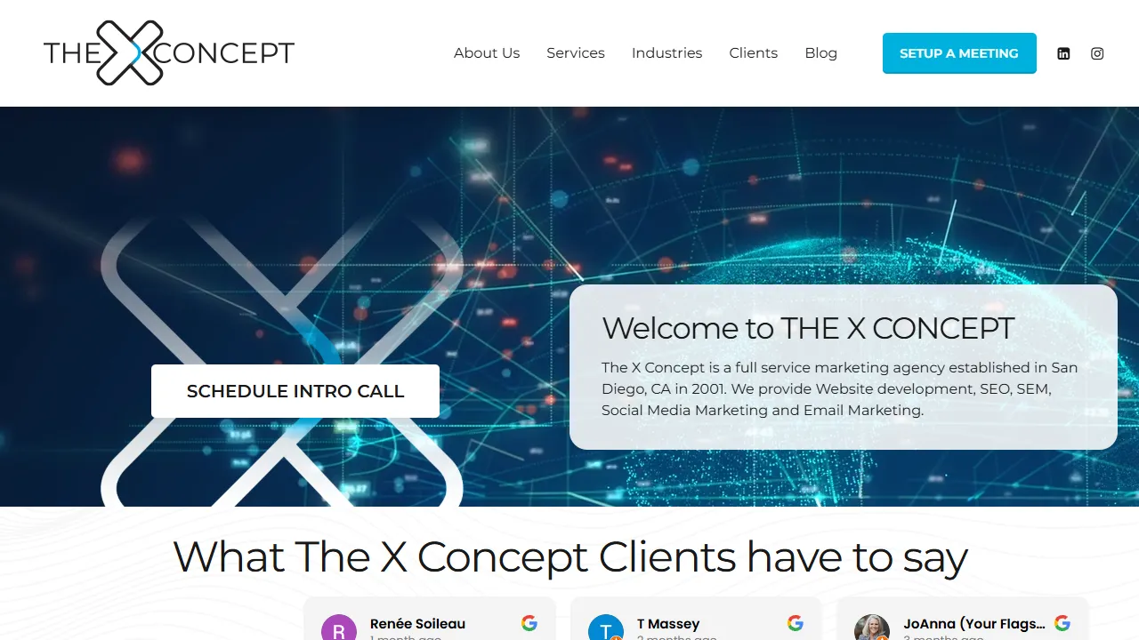 Screenshot of The X Concept