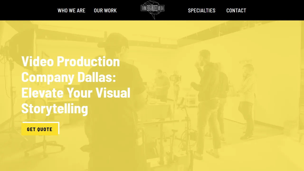 Screenshot of Think Branded Media