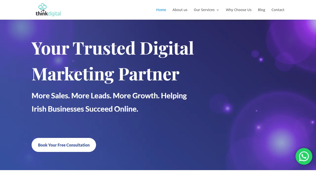 Screenshot of Think Digital