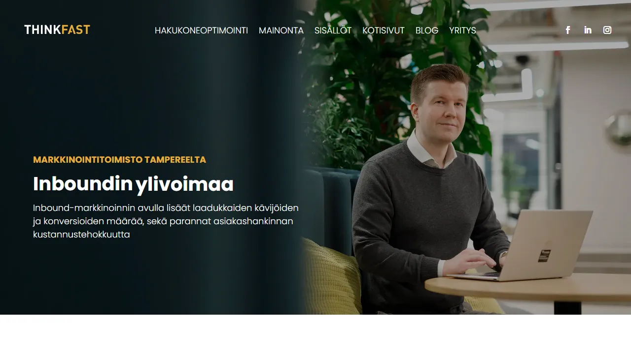 Screenshot of ThinkFast Ltd