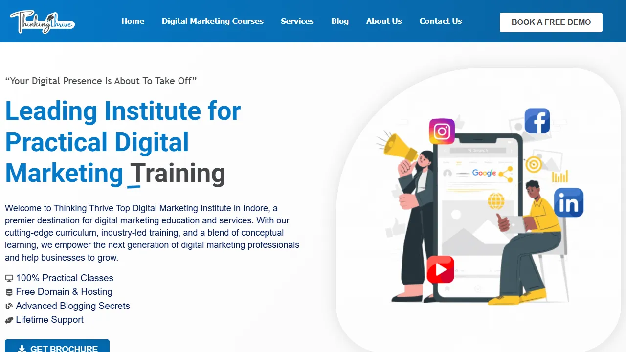 Screenshot of ThinkingThrive