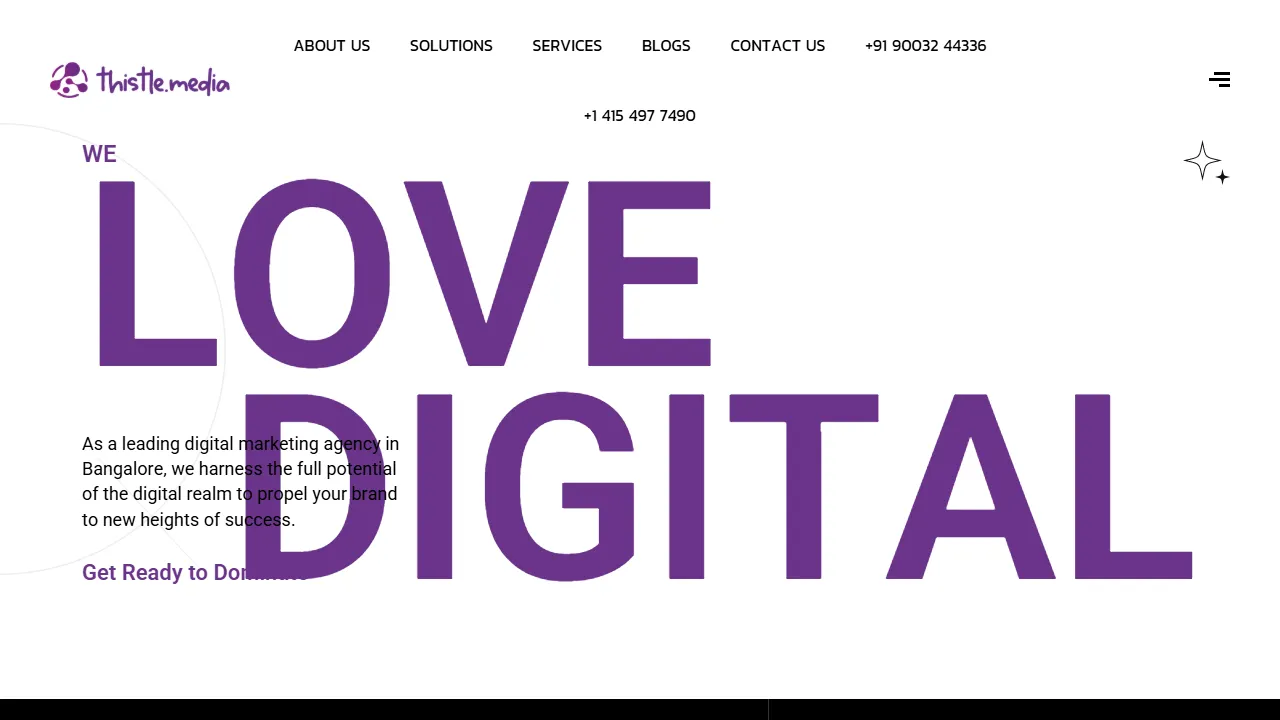 Screenshot of Thistle Media – Best Digital Marketing Agency in Bangalore | 16+ Years of Expertise in Digital Advertising & Social Media