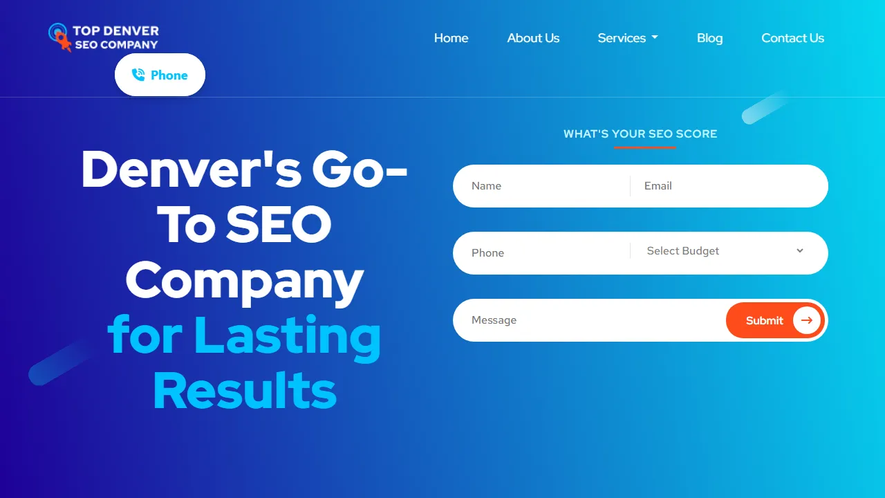 Screenshot of Top Denver SEO Company