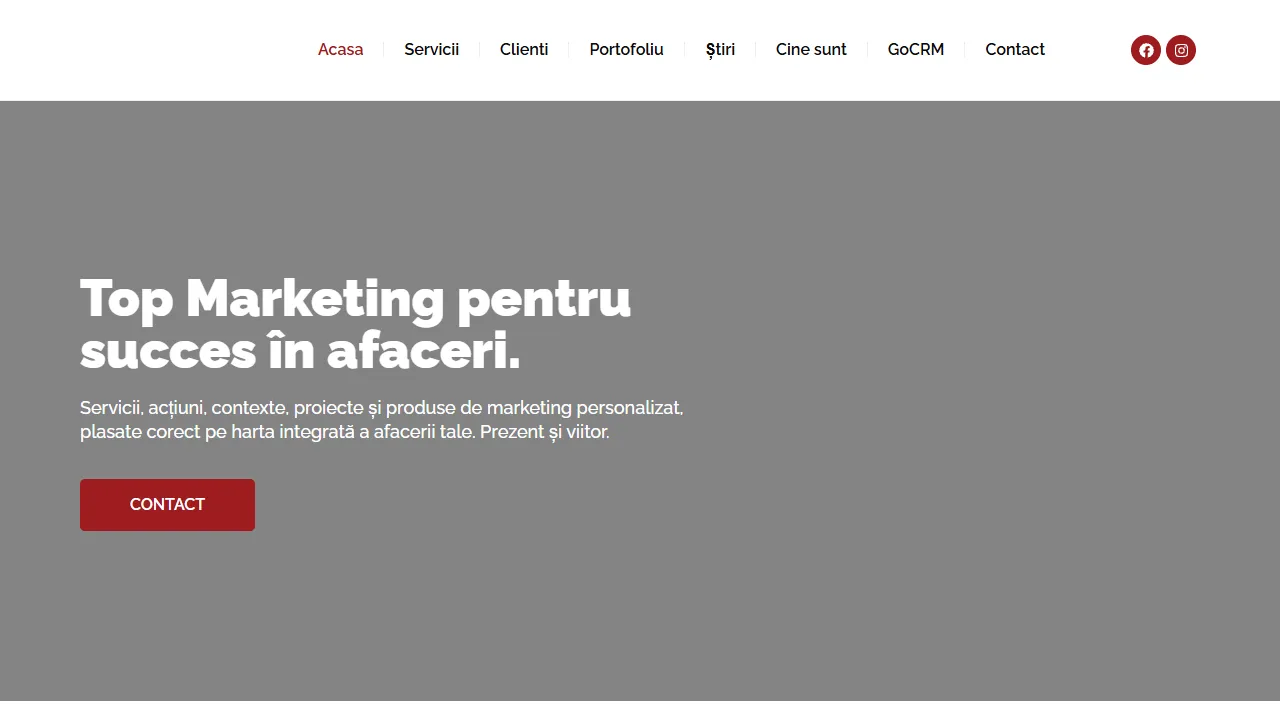 Screenshot of Top Marketing Studio