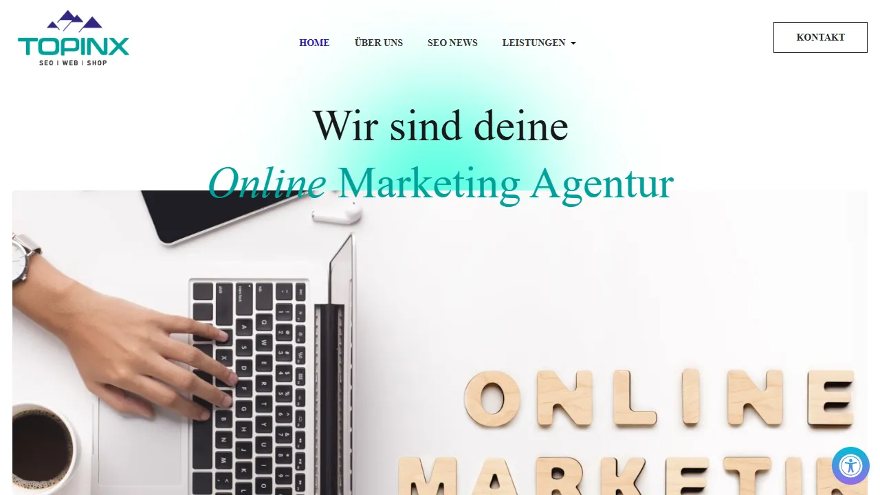 Screenshot of Topinx - Seo Agentur Hannover