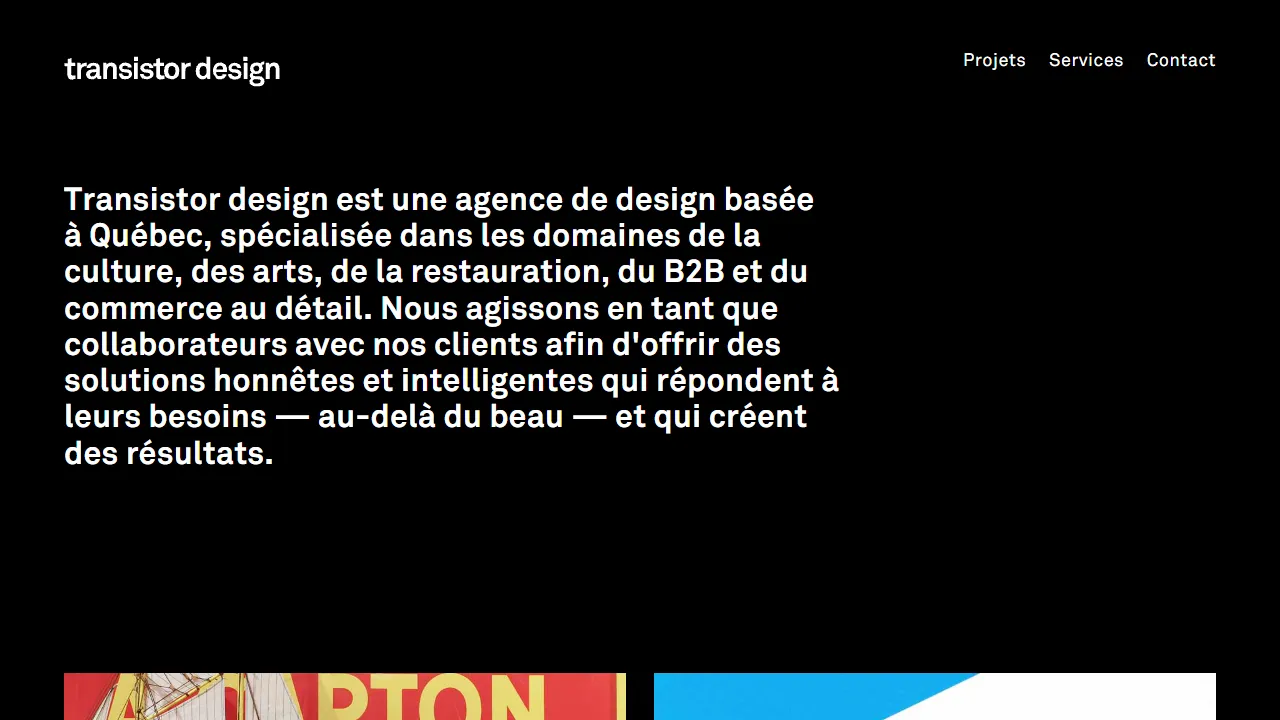 Screenshot of Transistor design