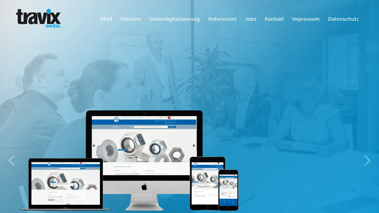 Screenshot of Travix Media GmbH