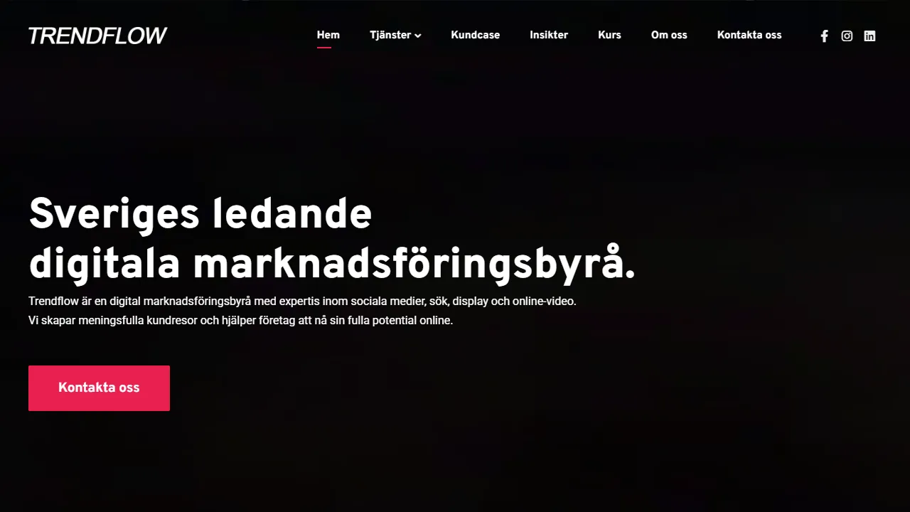 Screenshot of Trendflow