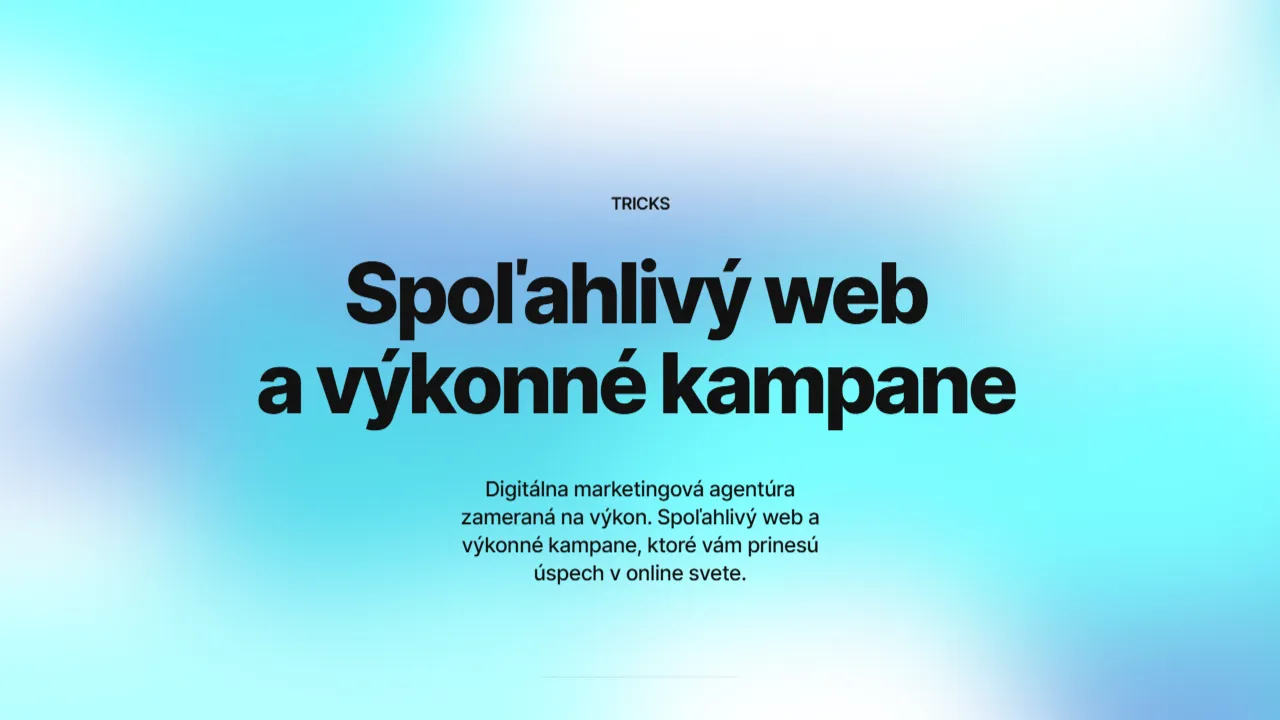 Screenshot of Tricks