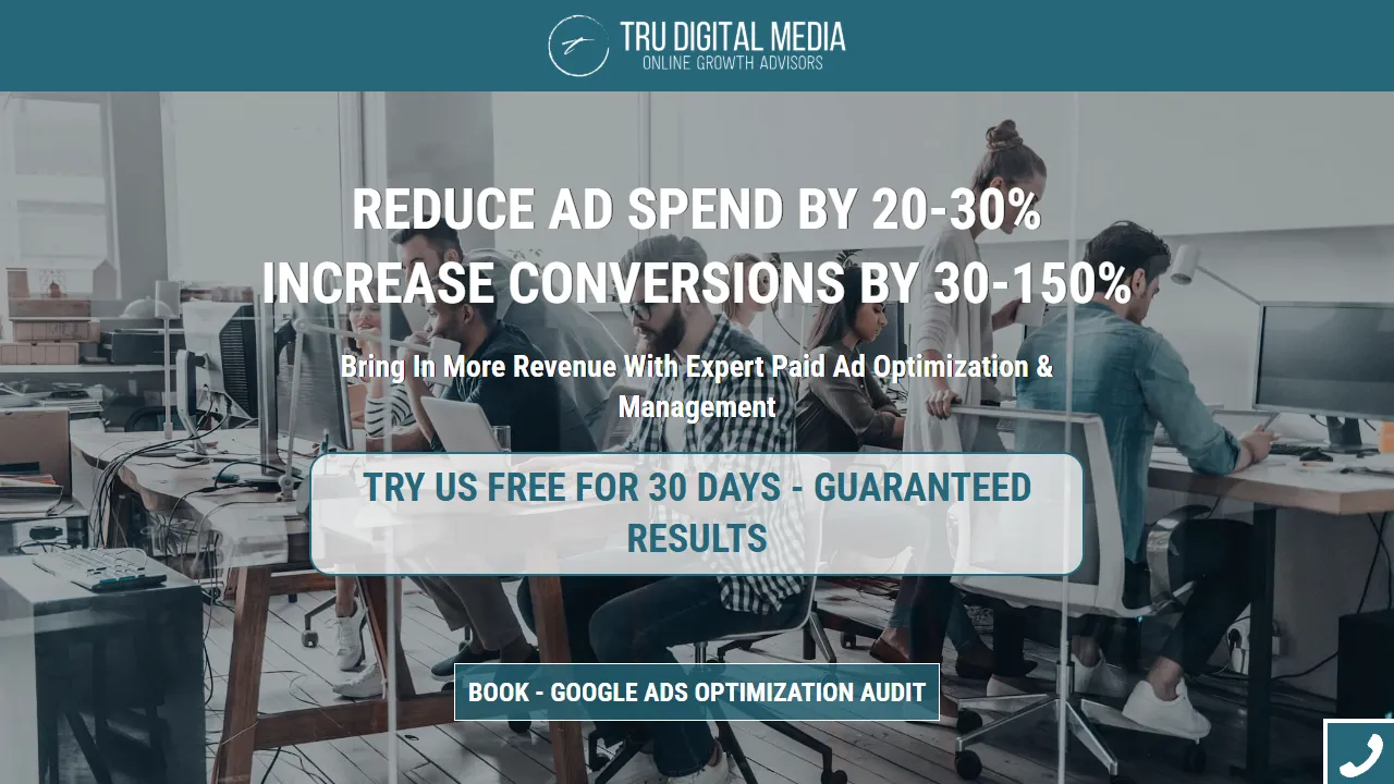 Screenshot of Tru Digital Media