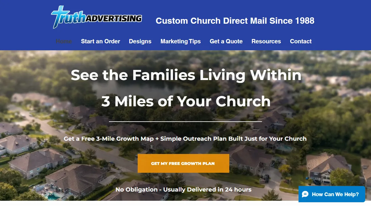 Screenshot of Truth Advertising