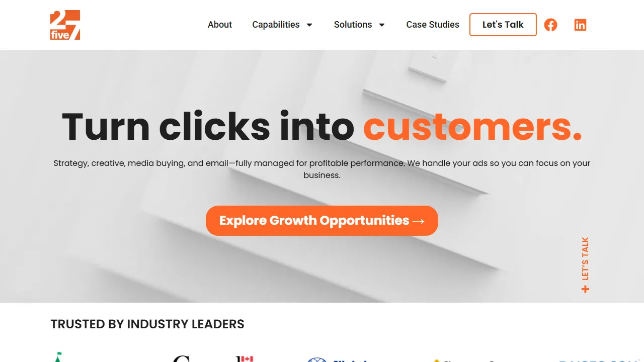 Screenshot of Twenty Seven + Five