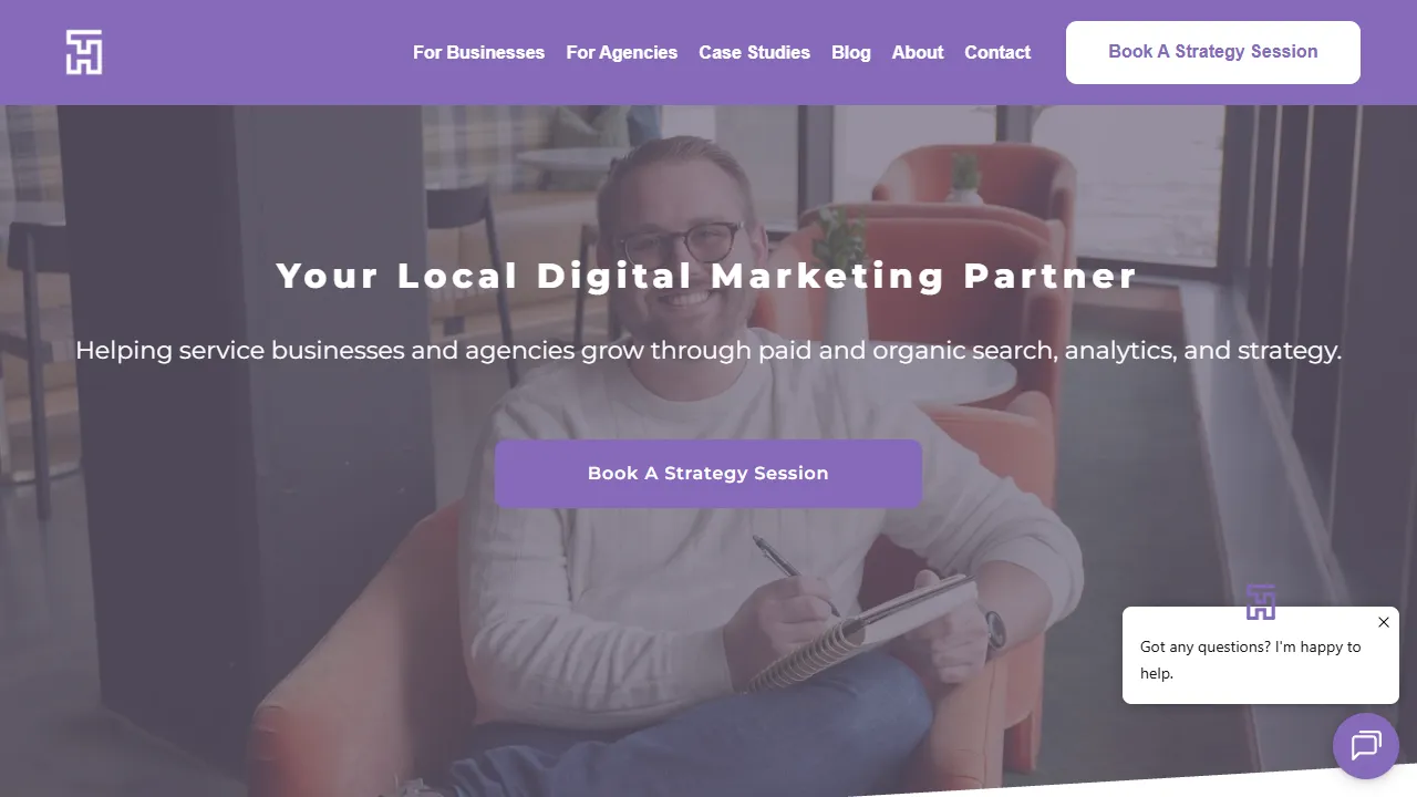 Screenshot of Tyler Wayne Hanna - Marketing & Consulting