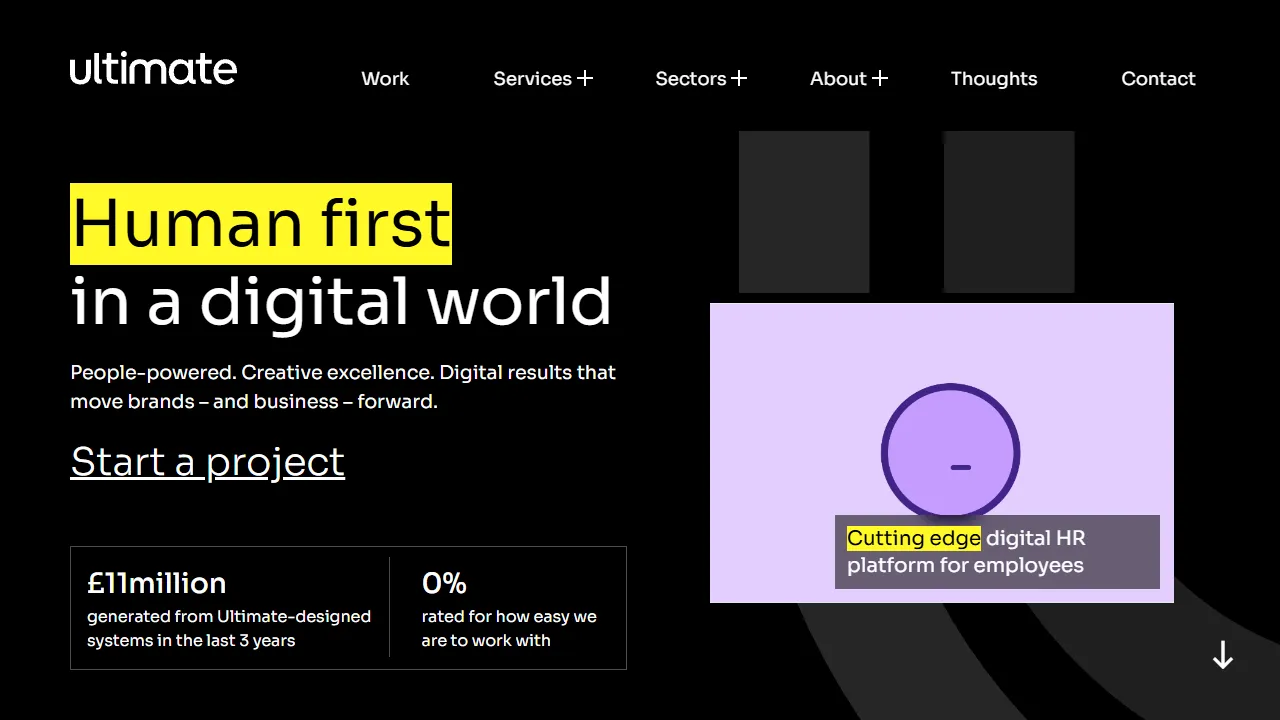 Screenshot of Ultimate Agency