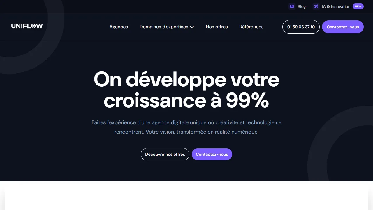 Screenshot of Uniflow Toulouse