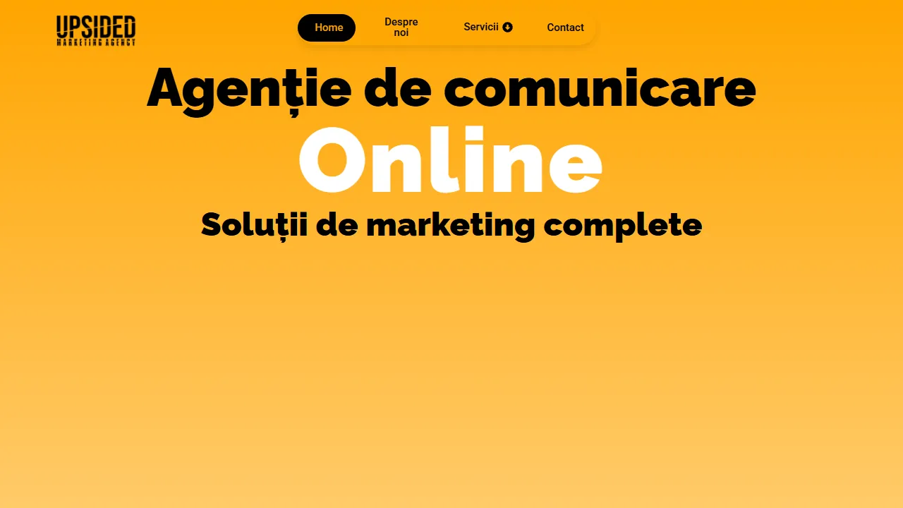 Screenshot of Upsided Marketing Agency