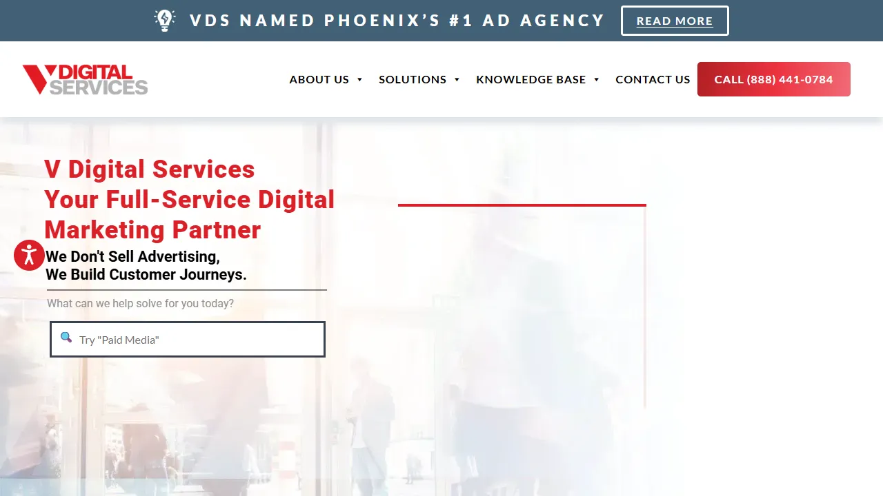 Screenshot of V Digital Services