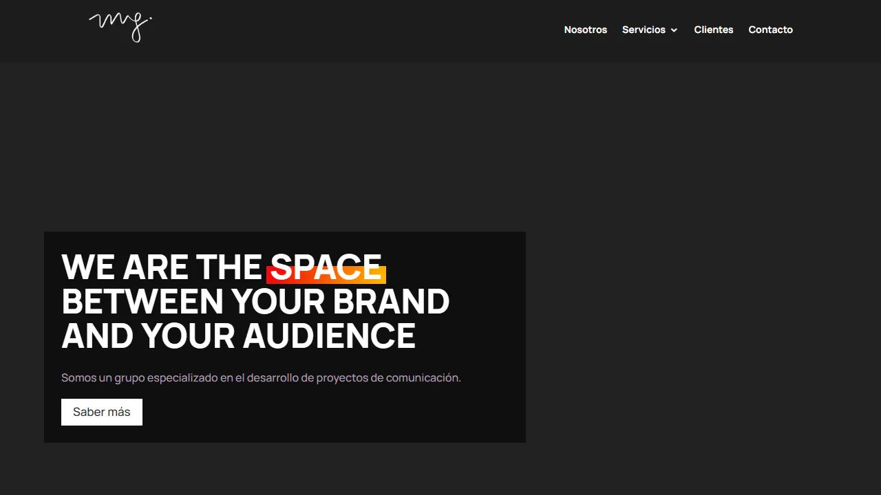 Screenshot of V Media Group