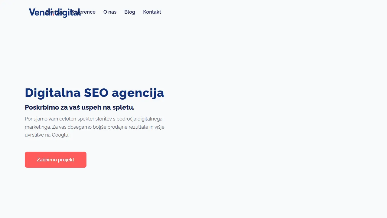 Screenshot of Vendi.digital